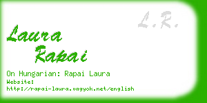 laura rapai business card